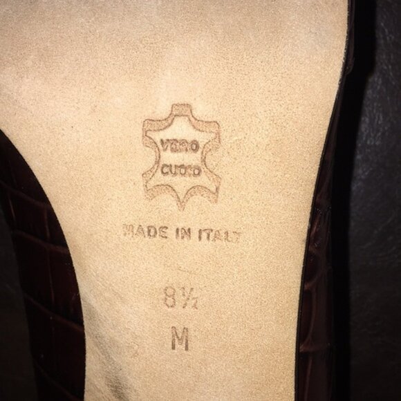 Isaac Mizrahi Brown Heels - Picture 4 of 6